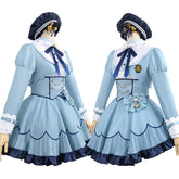 Rainbow VTuber Amamya Kokoro Western-style Anime Cosplay Costume Set for Nijisanji Fans - Halloweez
